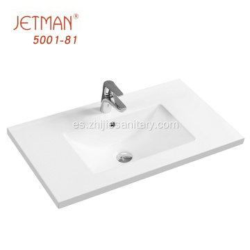 JM5001-81 White Ceramic With With Bathroom Wash Wash Basin